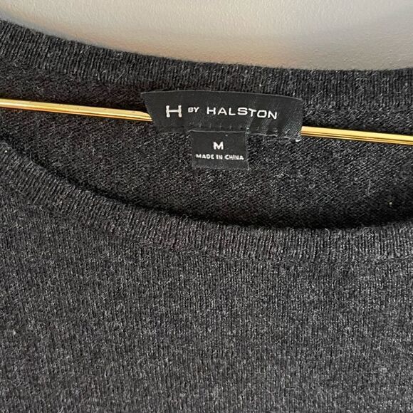 H by Halston Asymmetrical Wool Blend Sweater Dress - Picture 6 of 11